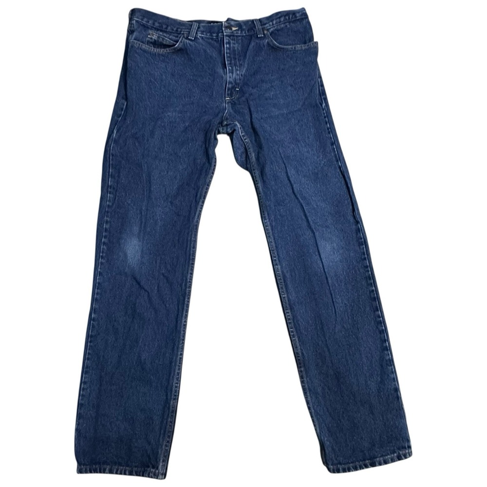 Lee Regular Fit 2008989 Mens 40X36 Jeans (Actual‎ 38/39X34) Dark 100% Cotton